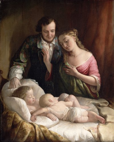 Domestic Happiness by Lilly Martin Spencer
